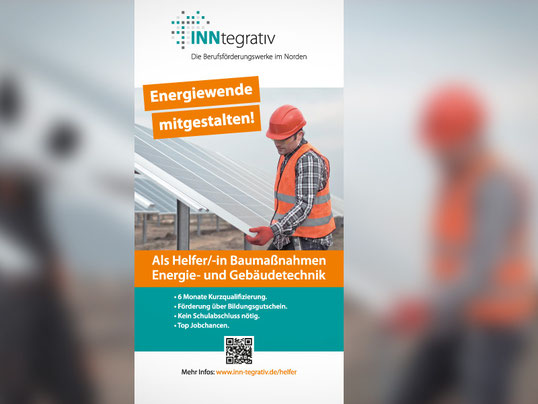RollUp Motivgestaltung für INNtegrativ - Die Berufsförderungswerke im Norden