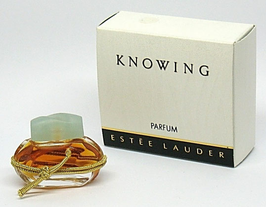 KNOWING : PARFUM - FLACON 1ère TAILLE - BOUCHON PLASTIQUE VERT CLAIR