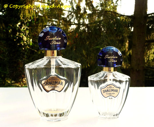SHALIMAR - 2 FLACONS VAPORISATEURS EAU DE PARFUM : 75 ML & 30 ML, AVEC ETIQUETTES DOREES