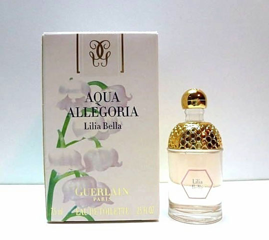 LILIA BELLA - EAU DE TOILETTE 7,5 ML : GROSSE BOÎTE STANDARD - A NOTER ETIQUETTE SUR LA MINIATURE