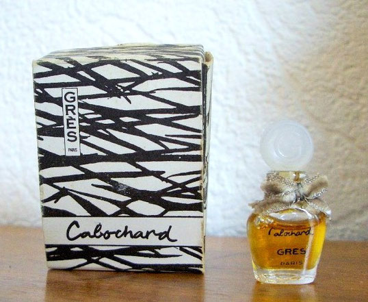 CABOCHARD - PARFUM : PETITE MINIATURE PARFUM ORNEE D'UN NOEUD EN VELOURS