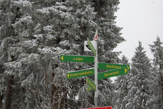 Wintersportgebiet Schwarzer Mann bei Prüm