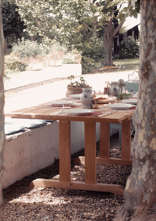 table bois jardin douglas made in france