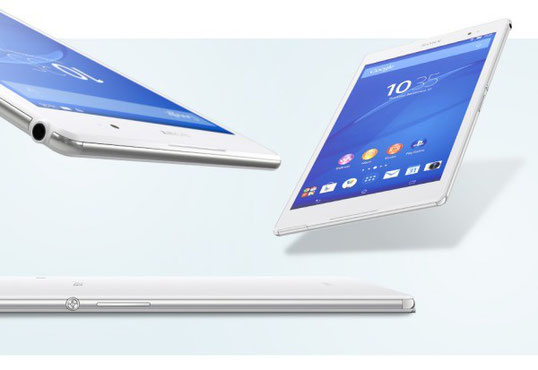 Xperia Z3 tablet compactの様々なアングル