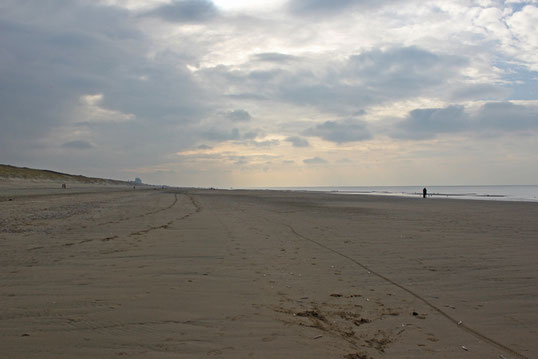 Endloser Strand in beide Richtungen