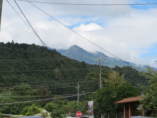 Blick auf den Vulkan Baru von Boquete aus