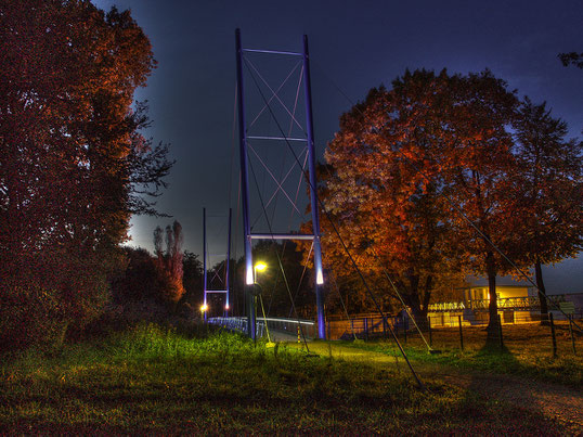 Brücke am Walzenwehr