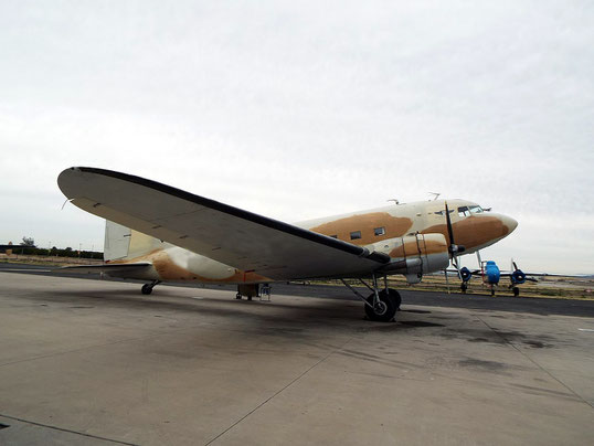 Douglas C-47 Skytrain Dakota. This plane is only an example of the plane type.