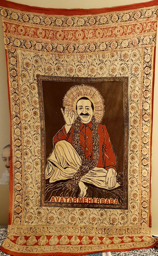 Indian block printed bedspread. Courtesy of Al Grasso