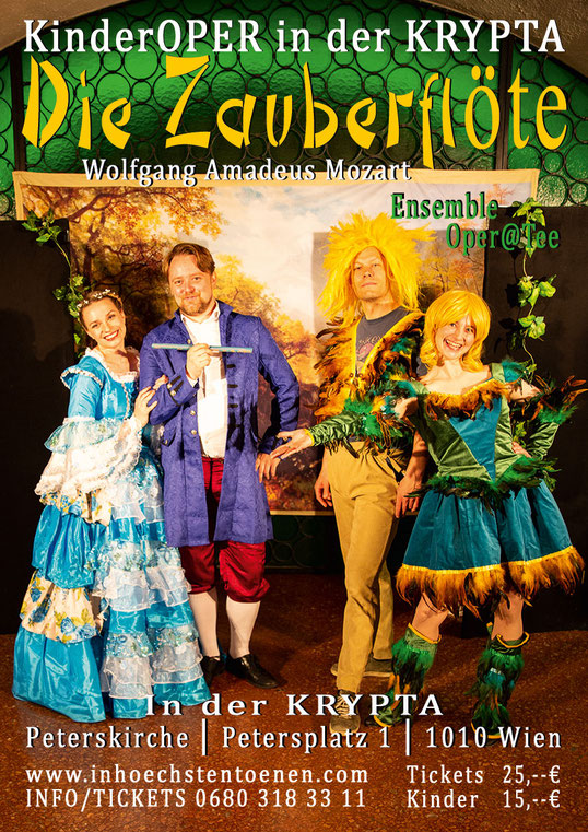 DIE ZAUBERFLÖTE - KinderOPER in der KRYPTA