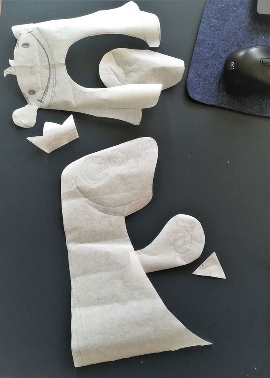 monster, dino, nähmalen,diy,handmade,lebenslustig,kinder,applizieren,zeichnen,malen