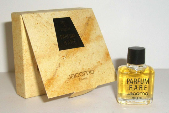 JACOMO - PARFUM RARE, TOILETTE - PETITE MINIATURE DANS SA BOÎTE A RABAT