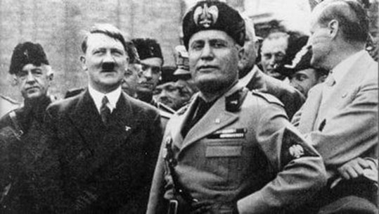 Hitler og Mussolini i Rom