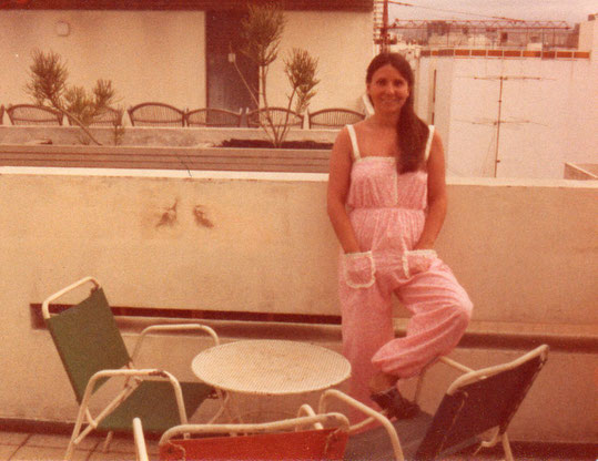 En la terraza del hotel. Las Palmas. Pedro. P. Privada.