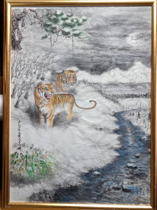 墨彩画 - 近藤明峰 / 笠置山人