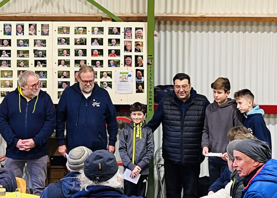 v.l.n.r: Jan Mensing, Bernd Lubitz, Valentin, Fidai Kara, Luis, Leon