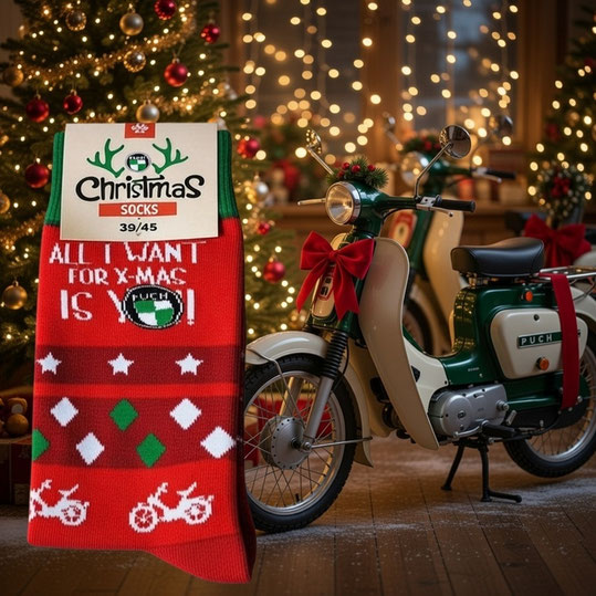 Puch kerstsokken met eigen logo
