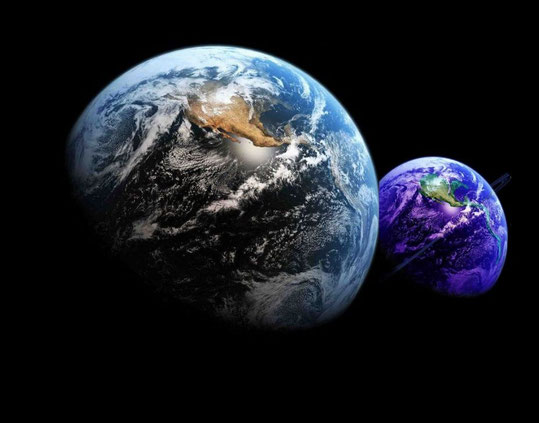 Monde 3D "SDS" en déclin <............> Néo-Monde 4D "SDA" en gestation