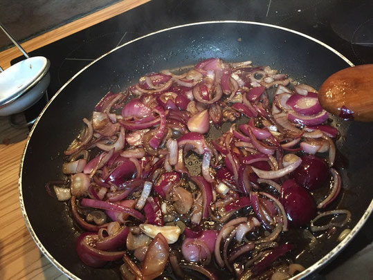 Rezept Karamellisierte Balsamico Zwiebeln