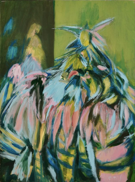 Dans les prés, 2025 Acryl auf Leinwand 