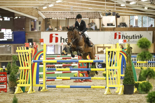 Eric ten Cate & Lacoste op 1.30m niveau. Foto FotoTrailer