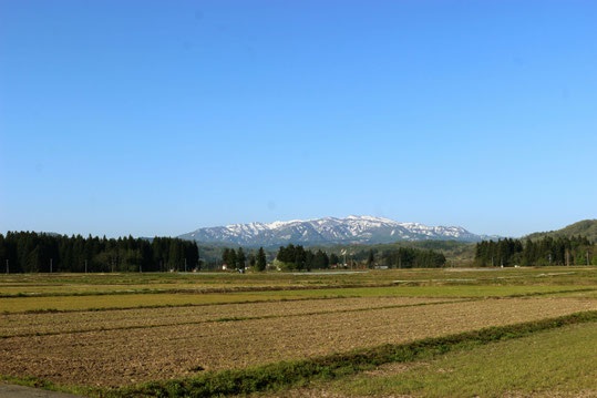 尾花沢市郊外