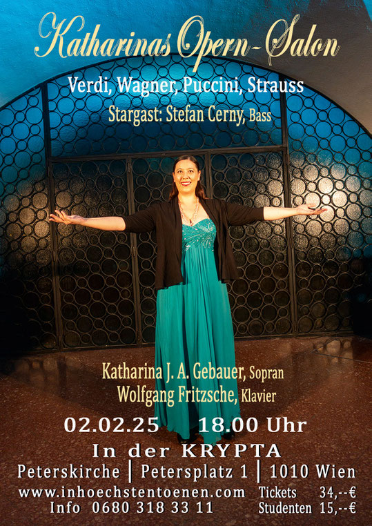 Katharinas Opern-Salon - Stefan Cerny - Katharina Gebauer  in der KRYPTA