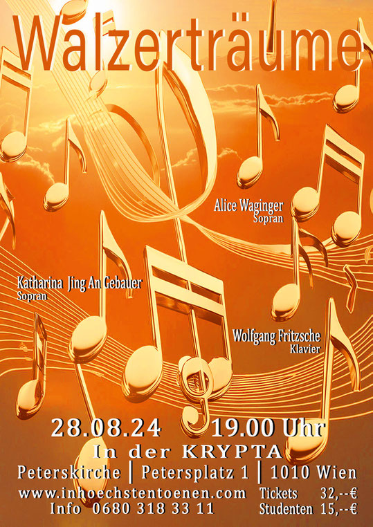 Walzerträume - Katharina Gebauer& Anna Ihring  in der KRYPTA