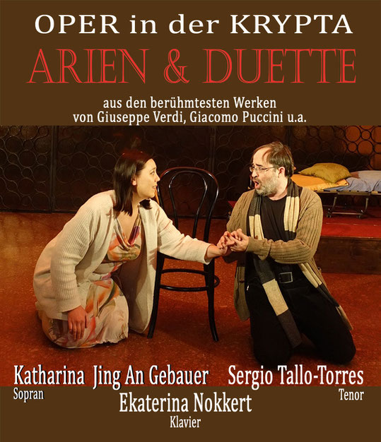 ARIEN & DUETTE - Verdi, Puccini u.a - Katharina Gebauer & Sergio Tallo-Torres  in der KRYPTA