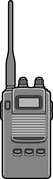 阿蘇無線救護隊のハンディ無線機のイメージ