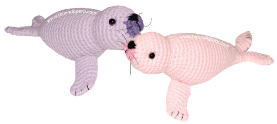 Cómo tejer una foca a crochet (amigurumi)