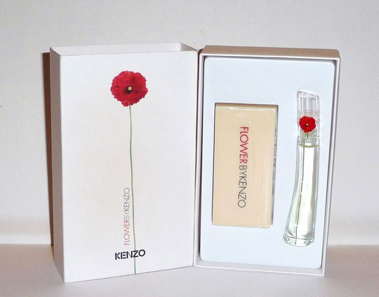 FLOWERBYKENZO - COFFRET CONTENANT UNE MINIATURE EAU DE PARFUM 4 ML ET UN SAVON PARFUME