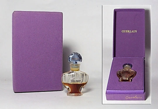 SHALIMAR : PARFUM - 1ère VERSION AMPHORE AVEC PIED LARGE, PLUS ANCIENNE ET PLUS RARE