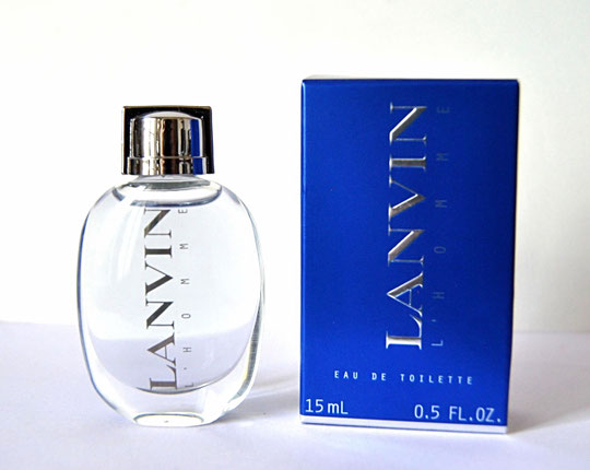LANVIN L'HOMME - EAU DE TOILETTE 15 ML - MINIATURE PLUS GRANDE QUE LA PRECEDENTE : 15 ML