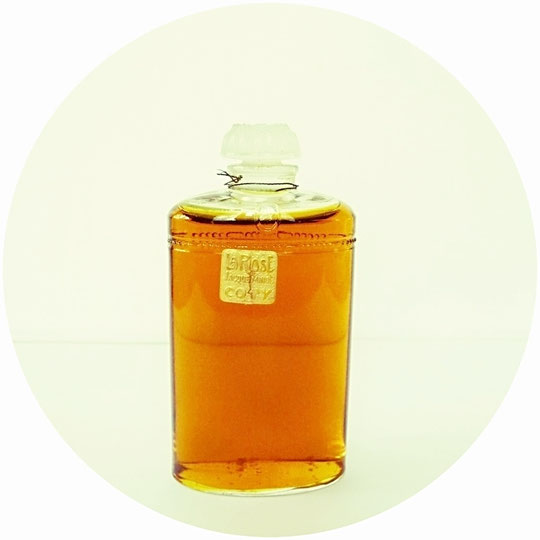 COTY - LA ROSE JACQUEMINOT - FLACON LALIQUE