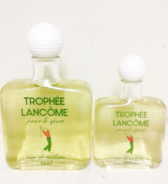 LANCÔME - TROPHEE LANCÔME POUR LE SPORT : 2 FLACONS EAU DE TOILETTE DE TAILLE DIFFERENTE