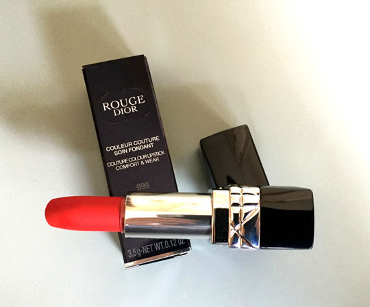 NOËL 2018 - ROUGE A LEVRES DIOR COULEUR COUTURE
