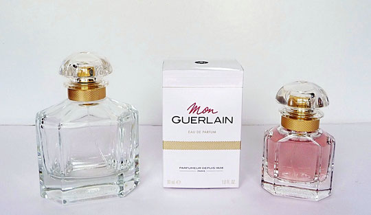 MON GUERLAIN - 2 FLACONS DITS "QUADRILOBES" : EAU DE PARFUM 100 ML & 50 ML