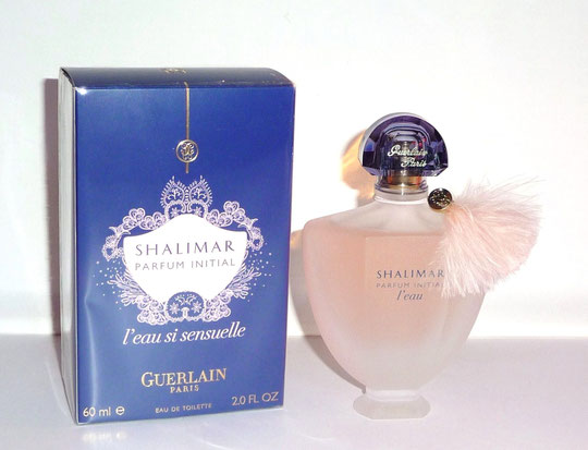 2013 - SHALIMAR - PARFUM INITIAL L'EAU SI SENSUELLE - EAU DE TOILETTE 60 ML - FLACON VAPORISATEUR EN VERRE DEPOLI