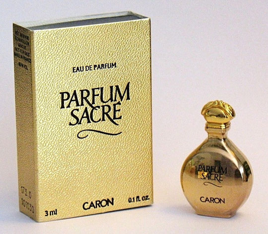 PARFUM SACRE - EAU DE PARFUM 3 ML : FLACON EN VERRE DORE