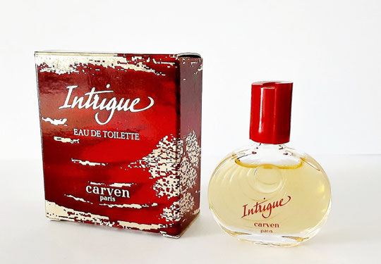 CARVEN  - INTRIGUE : EAU DE TOILETTE : MINIATURE ANCIENNE