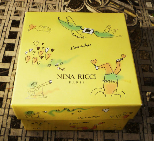 JOLI COFFRET VIDE - POUR L'AIR DU TEMPS