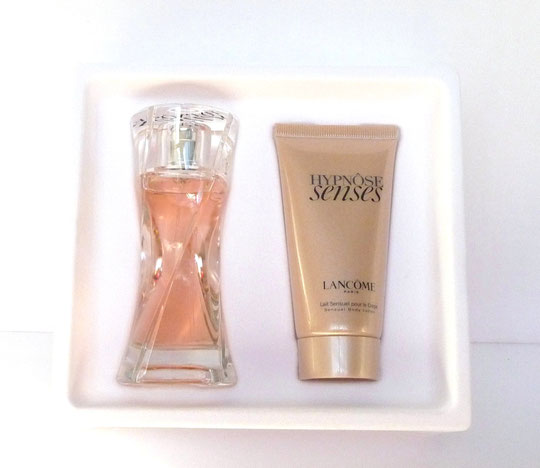 COFFRET HYPNÔSE SENSES COMPORTANT : UN FLACON VAPORISATEUR  EAU DE PARFUM  ET UN TUBE DE LAIT SENSUEL POUR LE CORPS