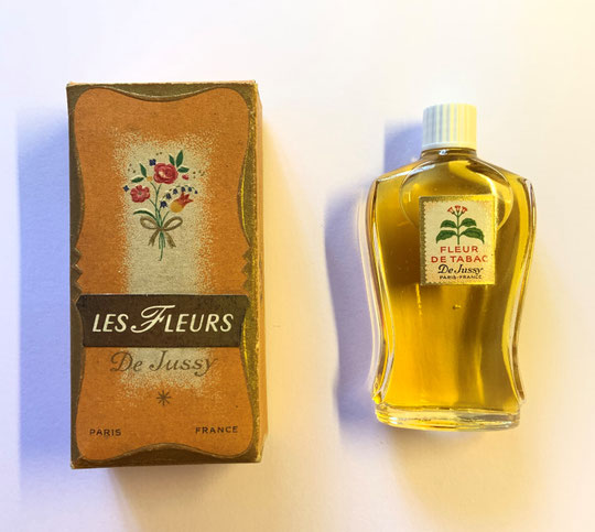 DE JUSSY - SERIE  LES FLEURS : FLEUR DE TABAC - BOUCHON BAKELITE BLANC VISSE