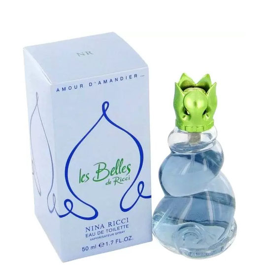 LES BELLES DE RICCI - AMOUR D'AMANDIER : EAU DE TOILETTE 50 ML, FLACON EN VERRE TRANSPARENT