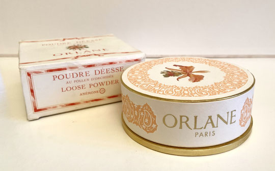 ORLANE - GROSSE BOÎTE DE POUDRE DEESSE - AU POLLEN ORCHIDEE