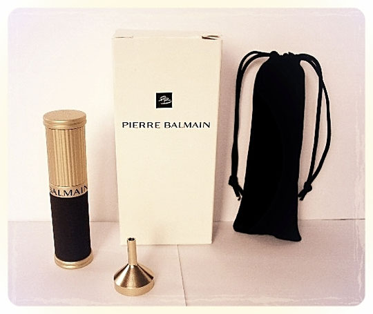 PIERRE BALMAIN - VAPORISATEUR DE SAC RECHARGEABLE DANS SON POCHON