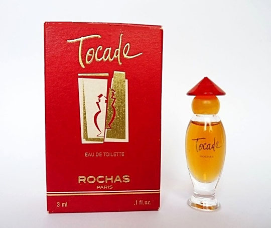 TOCADE - EAU DE TOILETTE 3 ML - BOUCHON ROUGE & ORANGE EN PLASTIQUE : MINIATURE IDENTIQUE A CELLE DE LA PHOTO PRECEDENTE