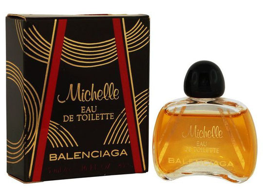 MICHELLE - EAU DE TOILETTE 5 ML : CHANGEMENT DE BOÎTE ET DE FORME DE LA MINIATURE