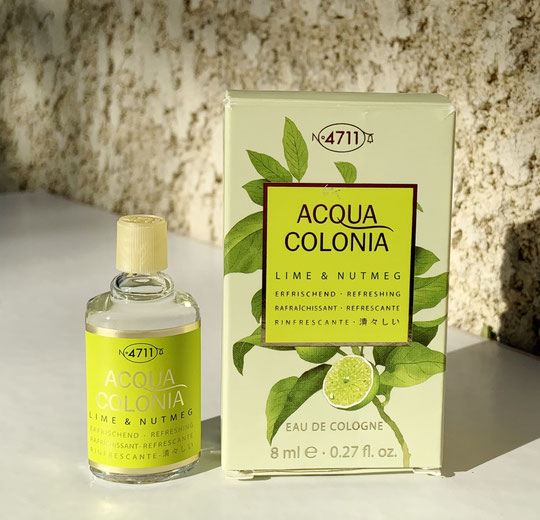 N° 4711 - ACQUA COLONIA LIME & NUTMEG : EAU DE COLOGNE 8 ML - 2021